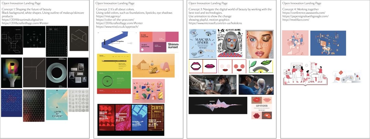 Concept 2: abstract shapes, colors, illustration