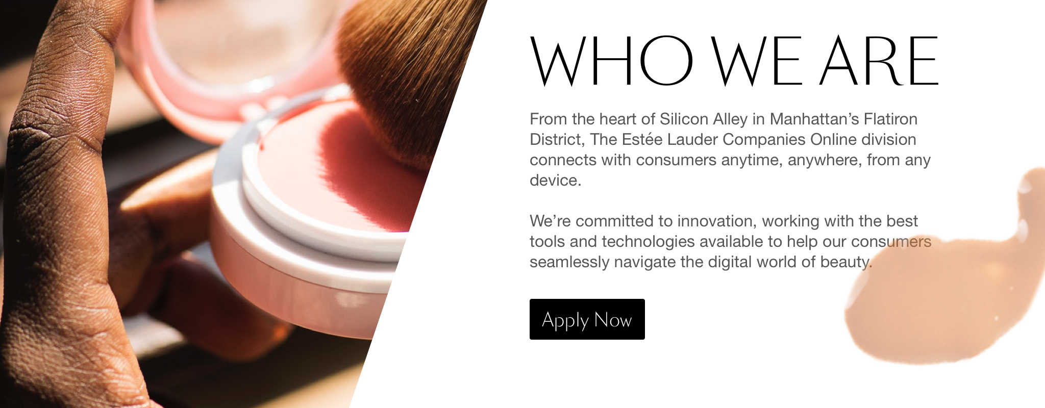 Concept 1: Beauty Images + Shapes +Swatches