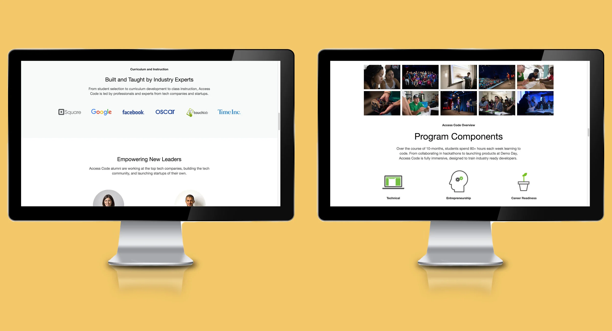 C4Q Website Redesign (Client Project, 2015)I redesigned C4Q website when I was in C4Q as a designer.