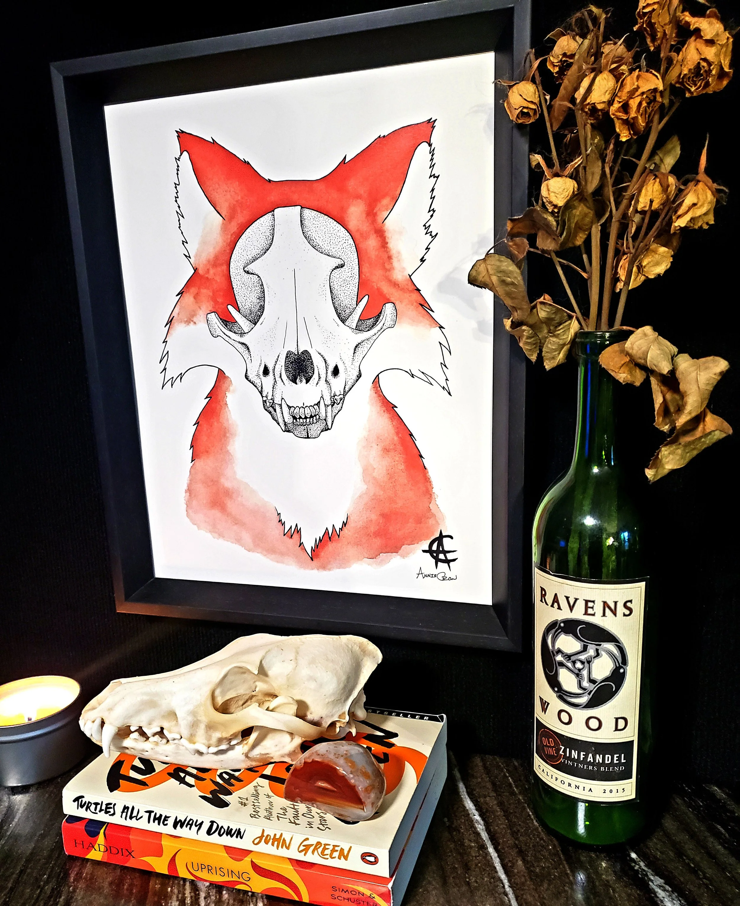 dead foxy framed.jpg