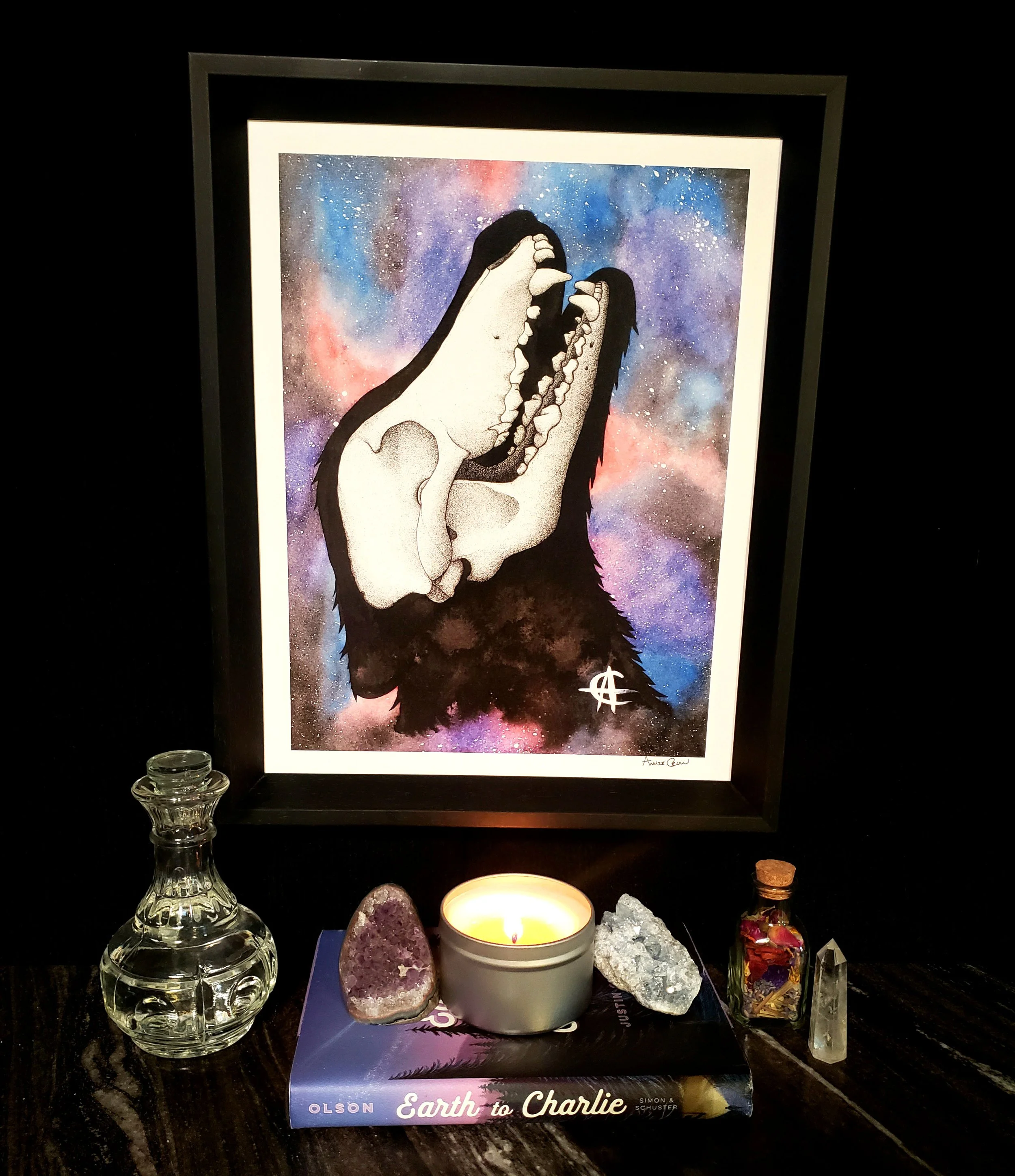 wolf skull framed.jpg