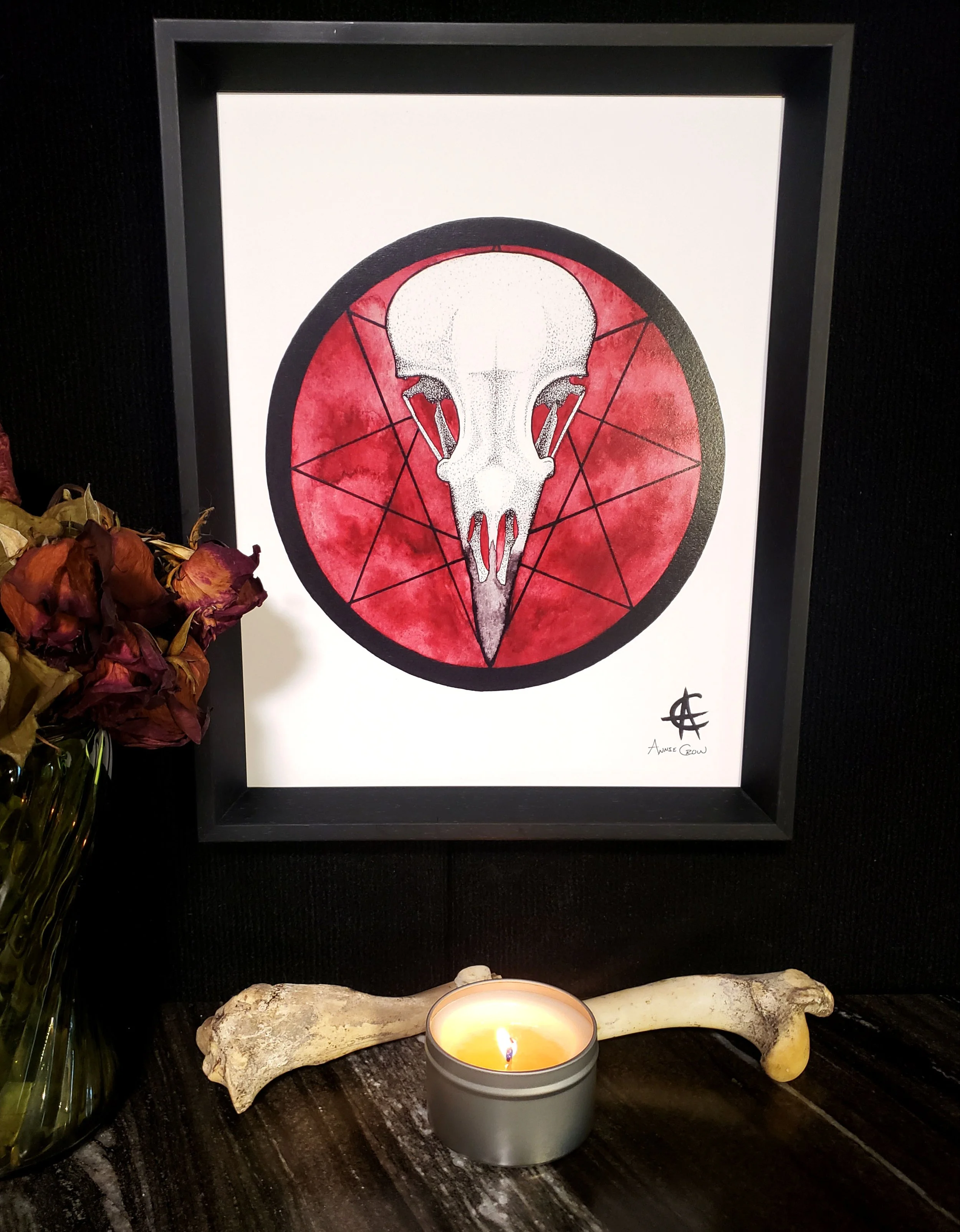 Summoning the Raven framed.jpg