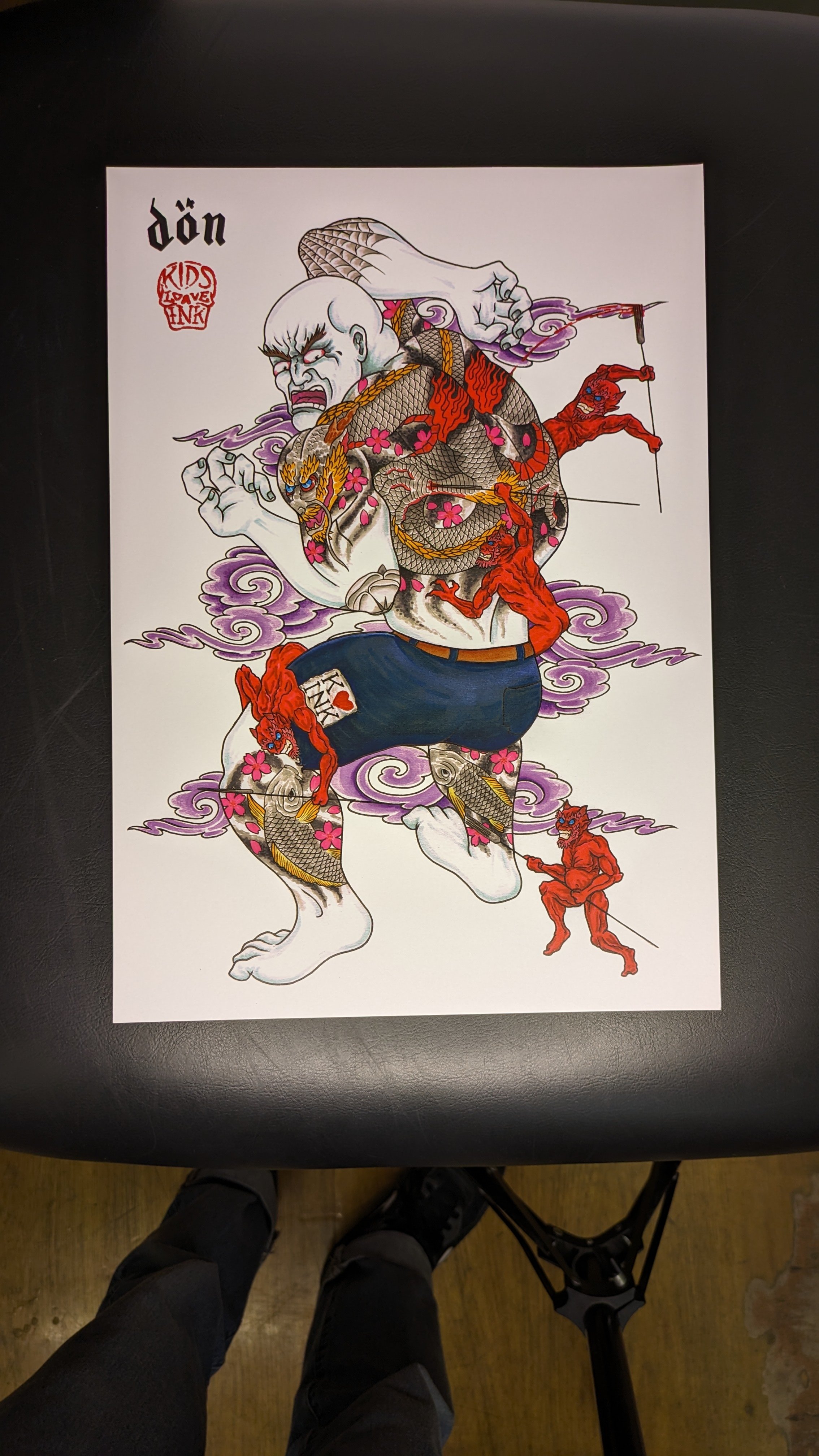 Tattoos Demons Print