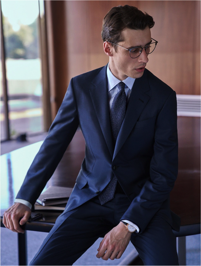 Navy suit