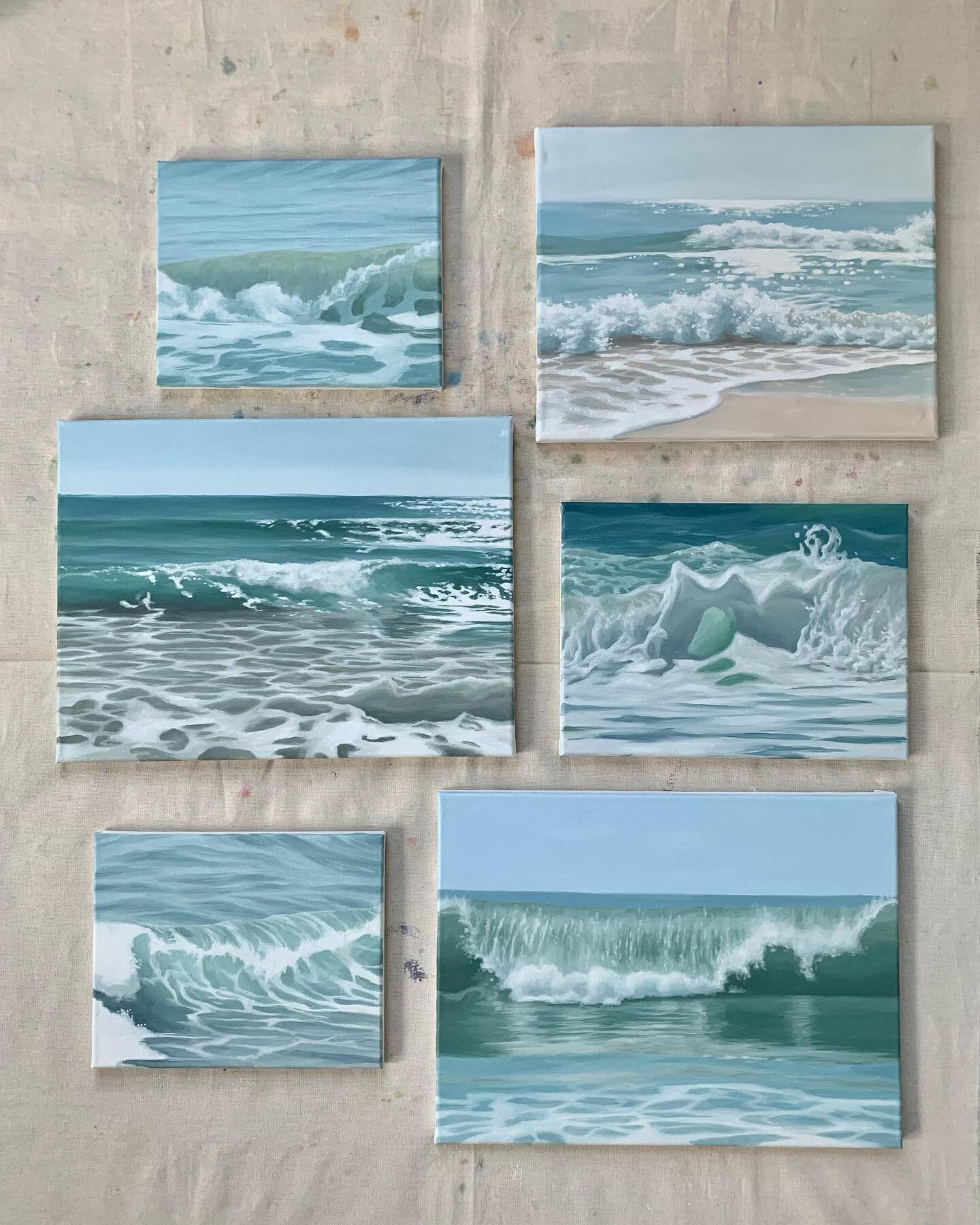 Just trying to coast🌊 through the rest of winter&hellip; only 25 days til daylight savings and 33 til spring! 

&bull;
&bull;
&bull;
&bull;
&bull;
#charlestonsc #charlestonartist #lowcountryartist #lowcountryart #oillpainting #dailypainting #scartis