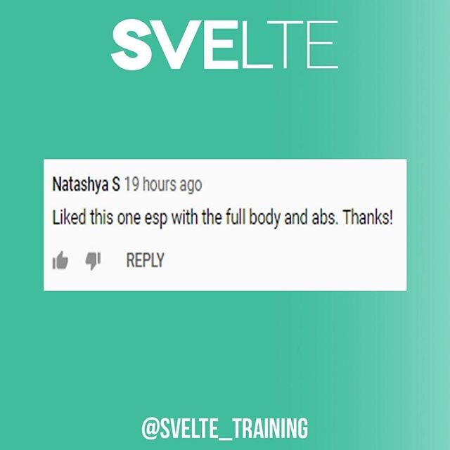 #sveltecrew Thanks for all the love and support from the last video on my channel!⁣⁣⁣⁣⁣
⁣⁣⁣⁣⁣
👉 We heard you guys loved the sweat you got from Coach Grace!⁣
⁣
These Low Impact Full Body exercises are sure to make you sweat, and feel amazing without 
