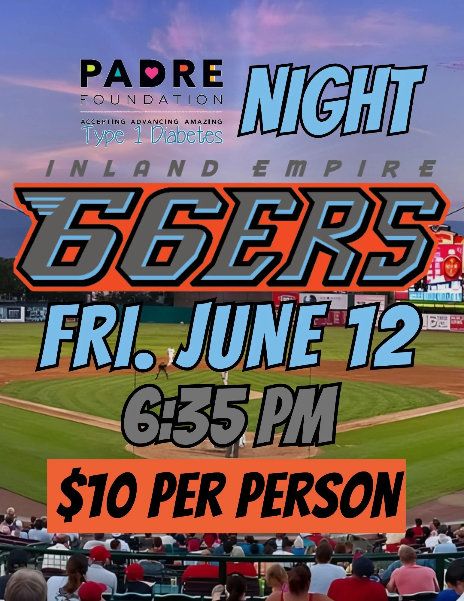 PADRE Night at 66ers Game