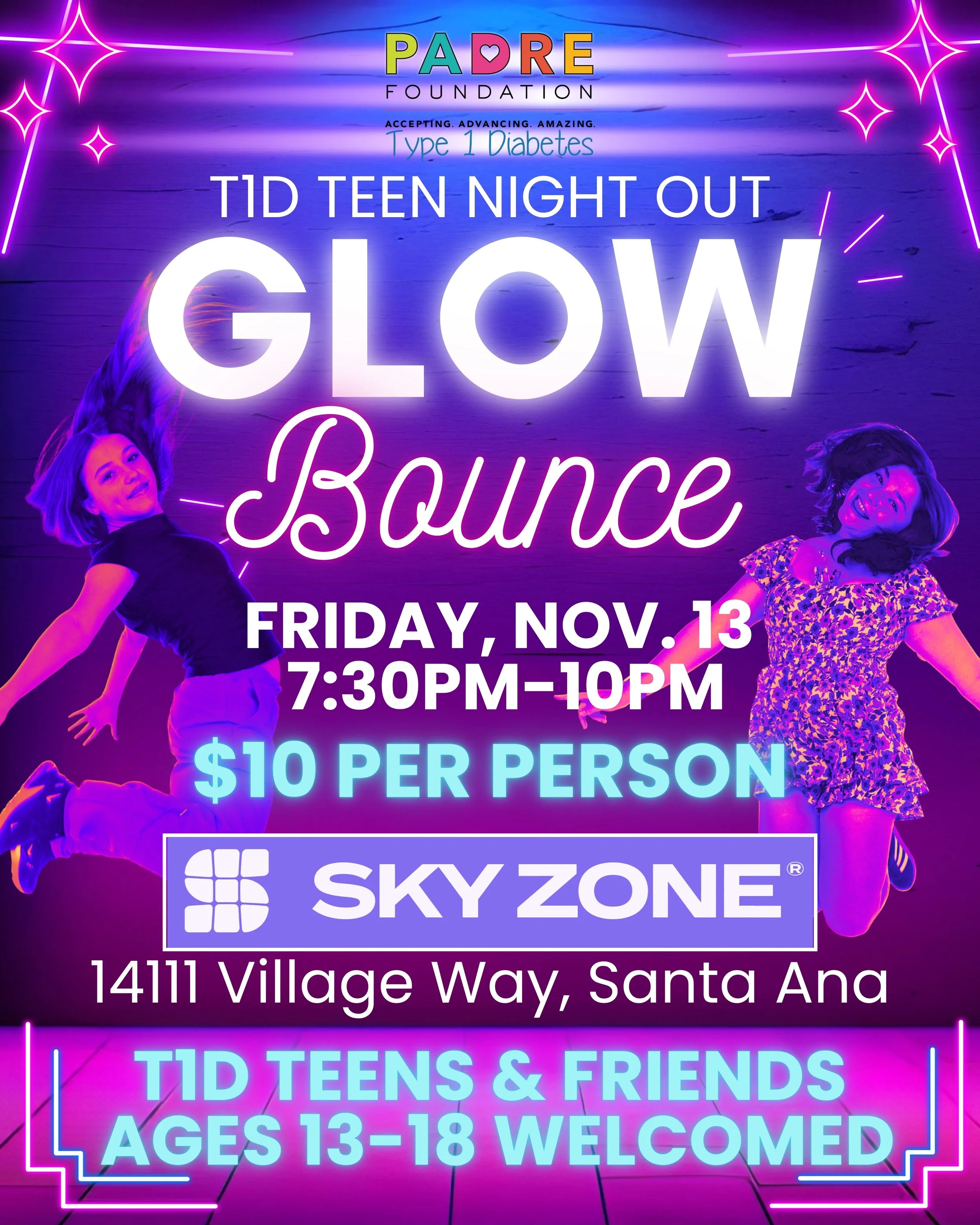 T1d Teen Night out
