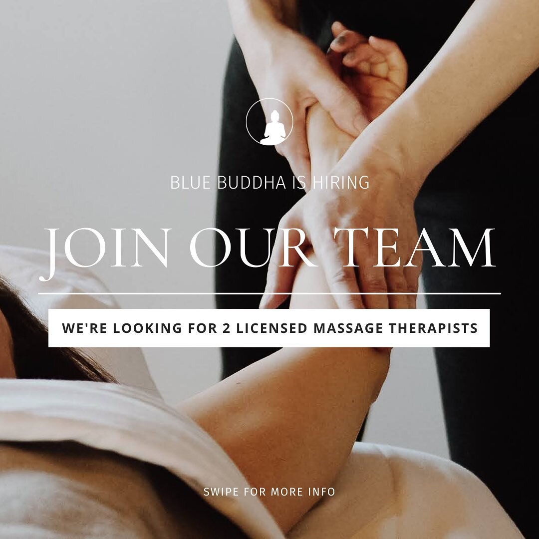 Attention all massage therapists 📢 
We're looking to expand our family!

We are currently seeking 2 Licensed Massage Therapists to join our team of body workers!

Do you have:
◽️A current massage therapy certification in the state of Pennsylvania
◽️