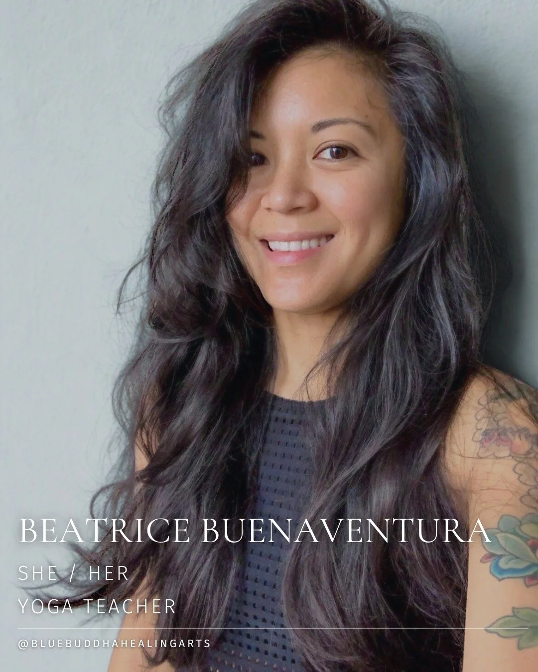 Happy W O R K P L A C E  W E D N E S D A Y ! Today we're featuring one of our brilliant yoga teachers, Beatrice 🦋

Beatrice has been teaching at Blue Buddha since the spring of 2025, and she has since hosted multiple workshops including Evening Kirt