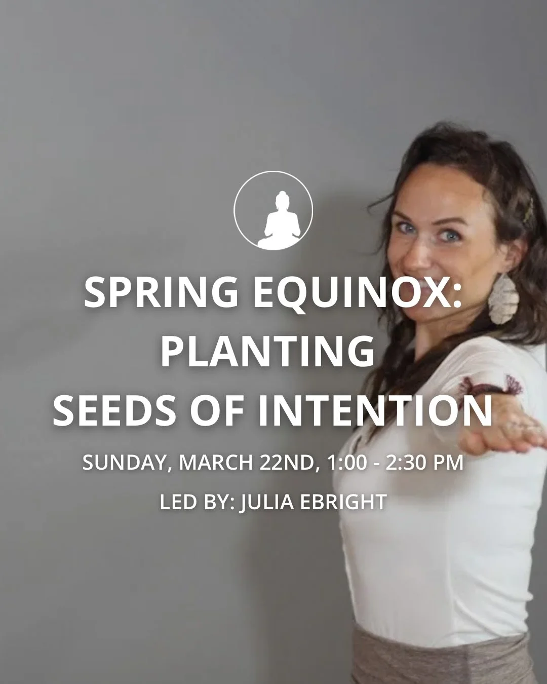 Spring is COMING, DON&rsquo;T LET THE SNOW FOOL YOU! Get signed up for our Spring Equinox event on 3/22 with @bright.body.soul - you won&rsquo;t regret it 🌸🌿

Comment WORKSHOP for the link to sign up!