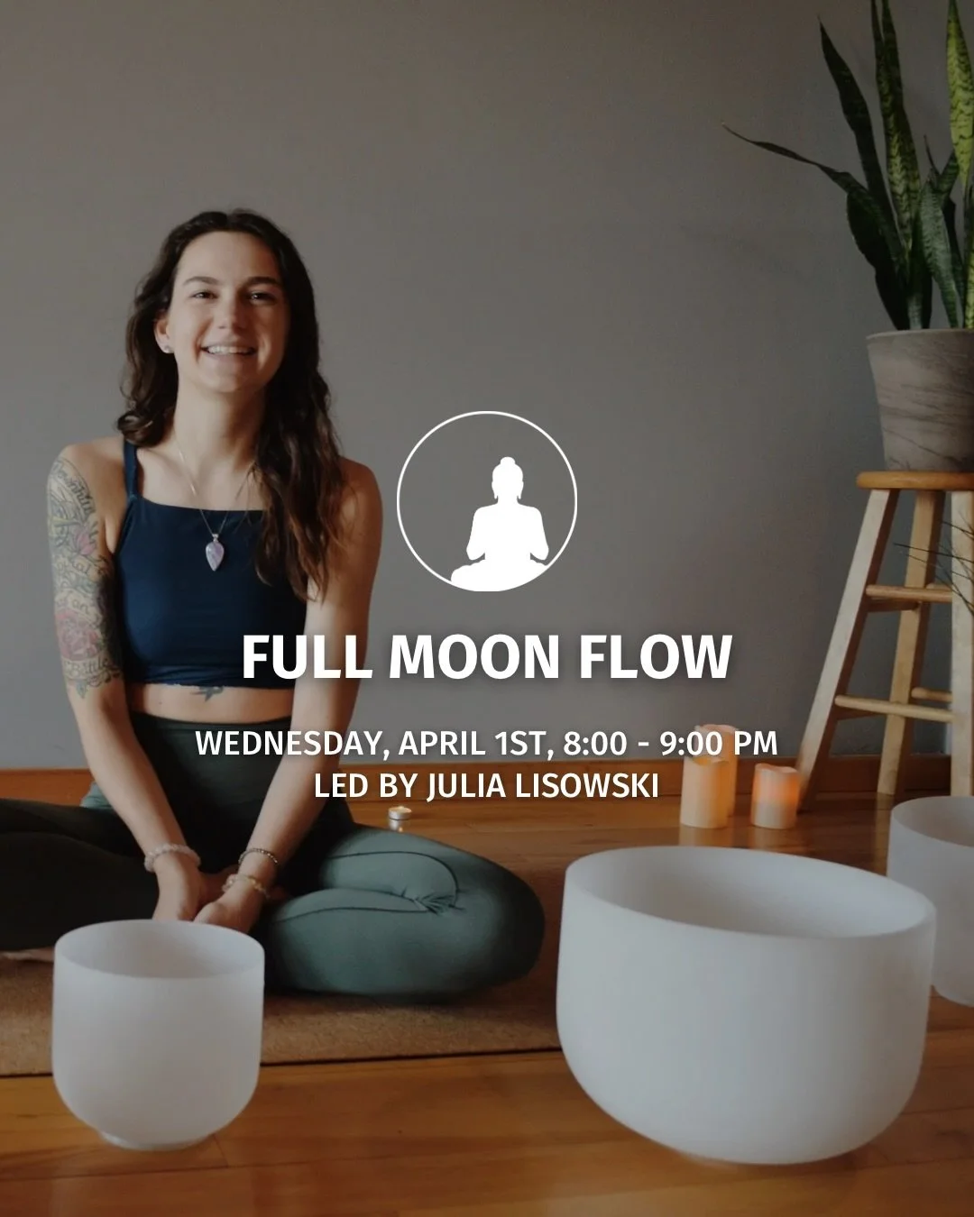 Join Julia for the PINK MOON on Wed 4/1! 🌸🌕

Comment WORKSHOP for the sign up link 🔗