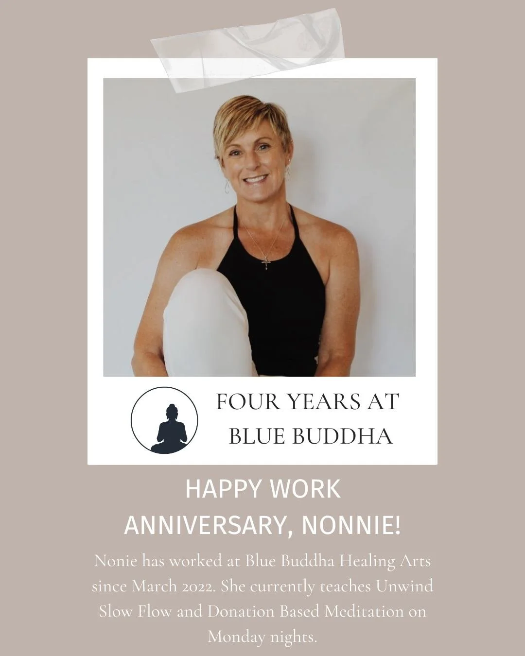 Happy  F I V E  years at Blue Buddha, Nonnie!! What a gift it's been to have you all these years. To many many more 🎊🩵

@nonnie.howard