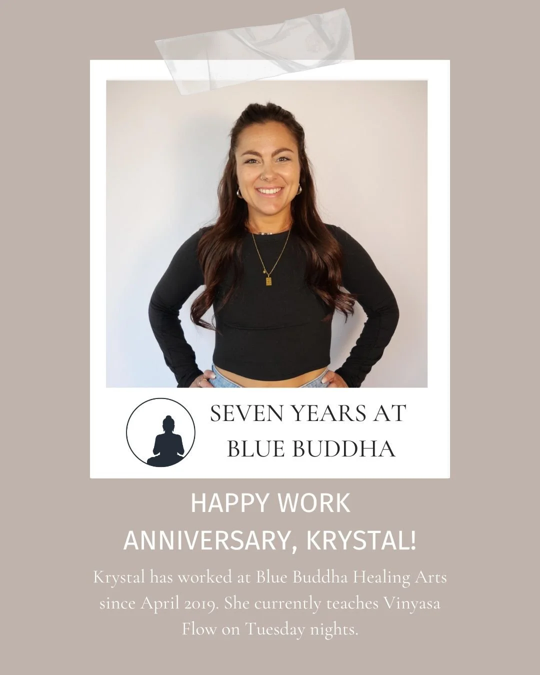 Happy S E V E N years to at Blue Buddha to Krystal! We're so grateful to have you on the team. To many more years 🎉🩵

@krystalpotts