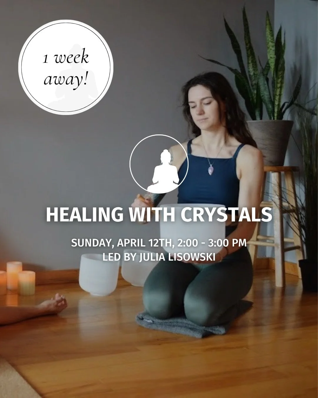 Get your crystal on with Julia next Sunday - comment WORKSHOP to sign up 🤍