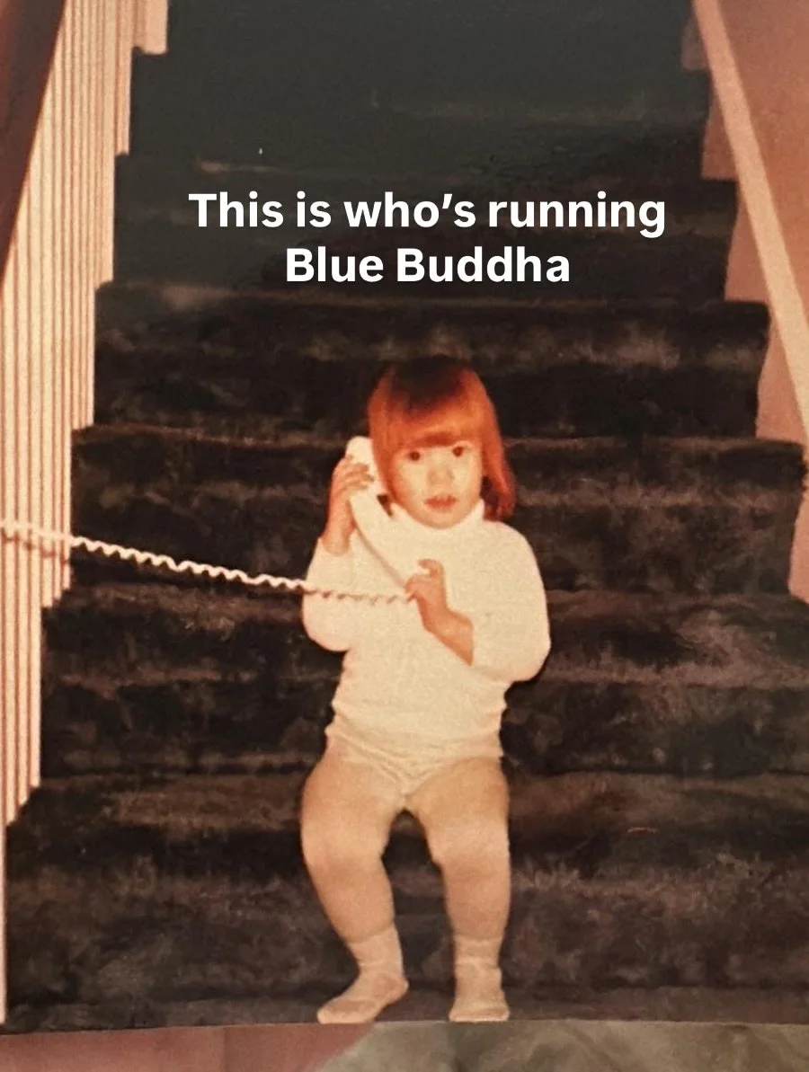 We&rsquo;re hopping on the trend. BABY BLUE BUDDHA TEAM! 💙 Do you want a part 2?? 👀 ⬇️