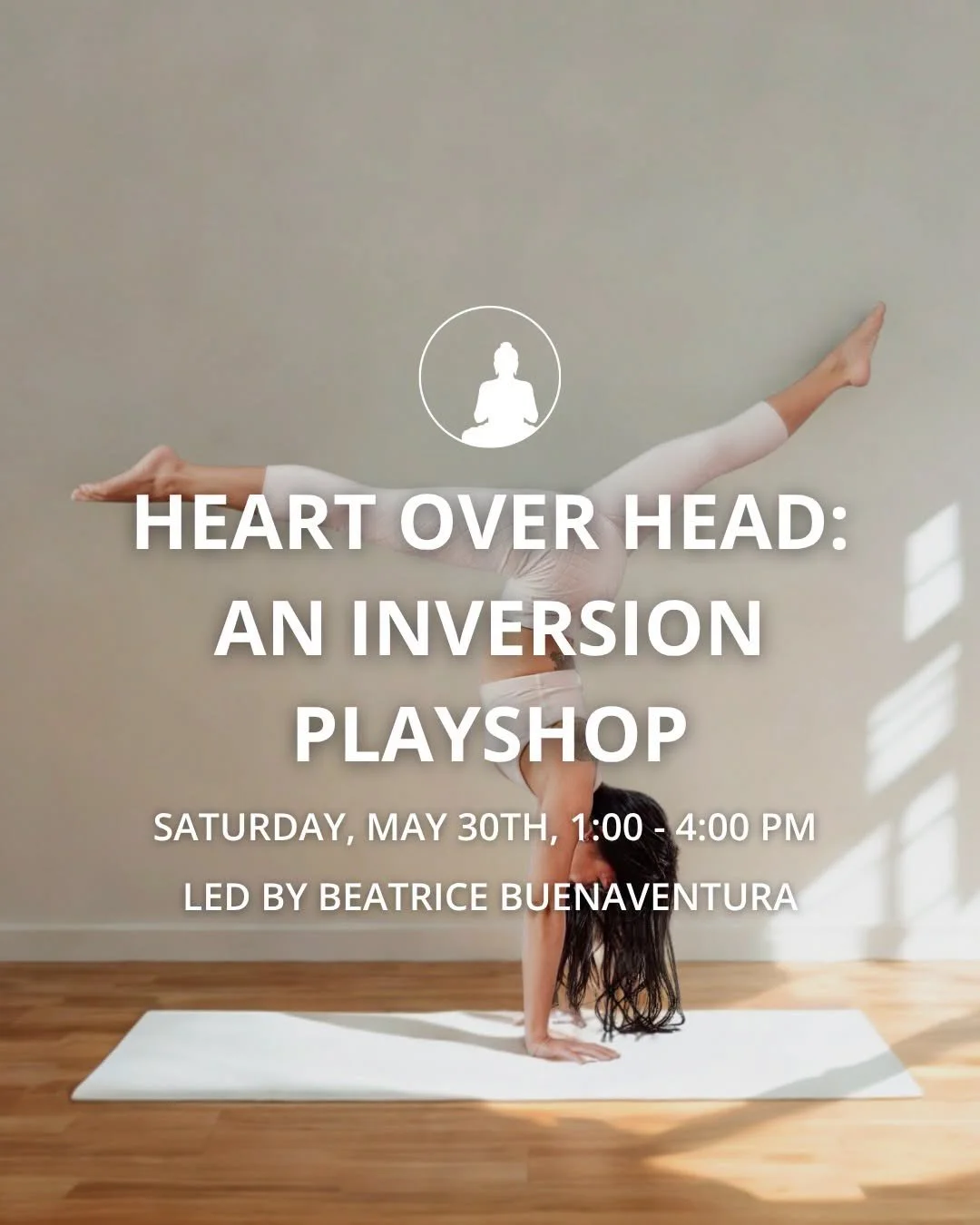 It&rsquo;s baaaacckkk ✨🤸🏼 NO PRIOR EXPERIENCE REQUIRED! All are welcome at this inversion playshop.

Comment WORKSHOP for the link to sign up 🤍