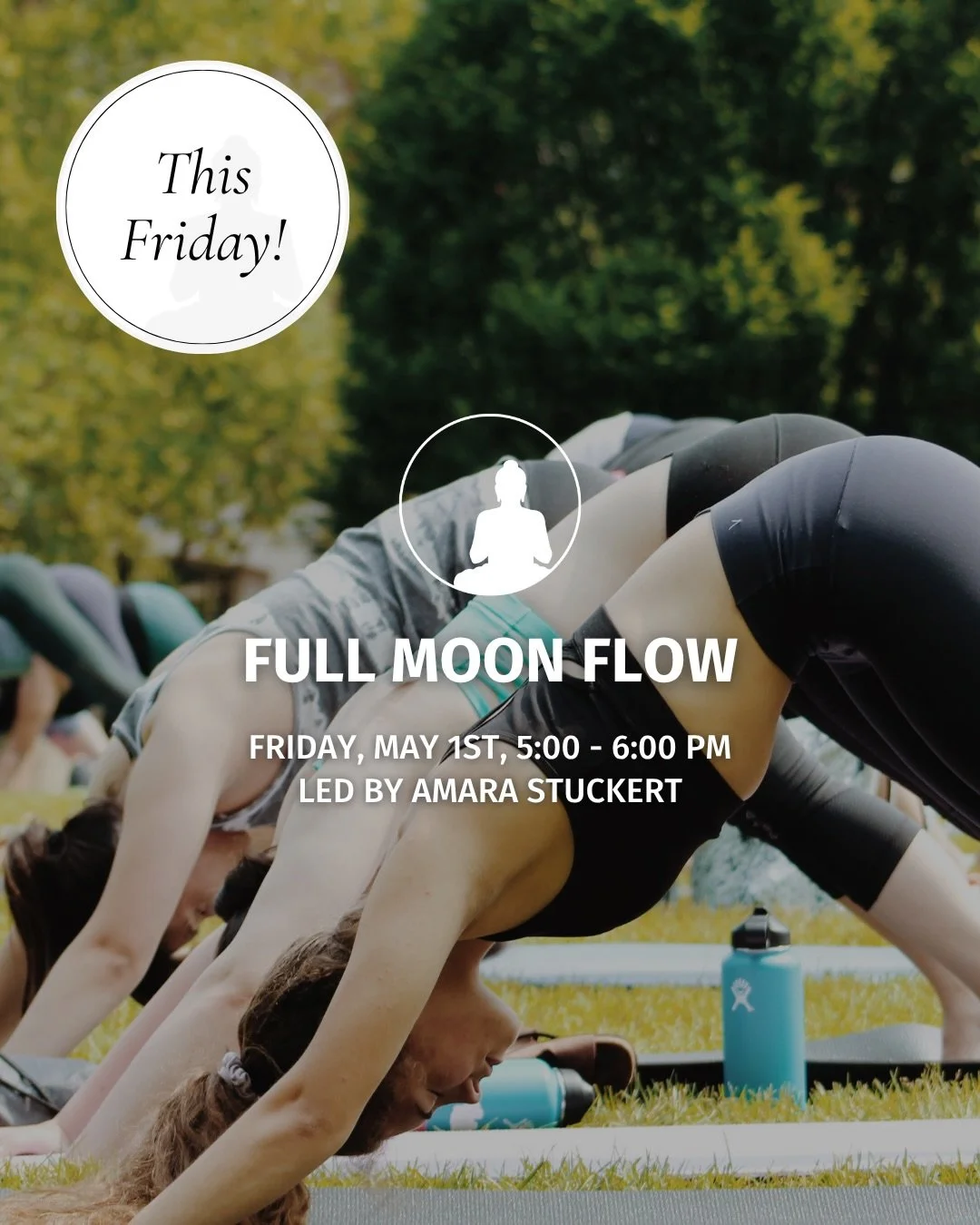 Don&rsquo;t miss Amara&rsquo;s Full Moon Flow this Friday! 🌕✨ Limited spots available. Comment WORKSHOP for the sign up link 🔗