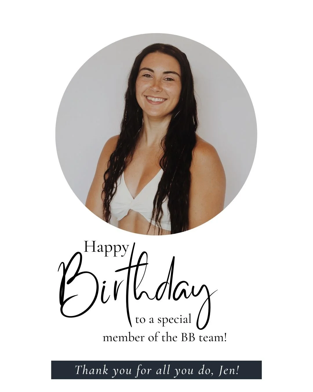Happy birthday to one of our lovely yoga teachers, Jen!! 🪩🎉

We hope you have a SWINGIN birthday - thanks for all that you do at Blue Buddha 💃🩵

@jenmee__