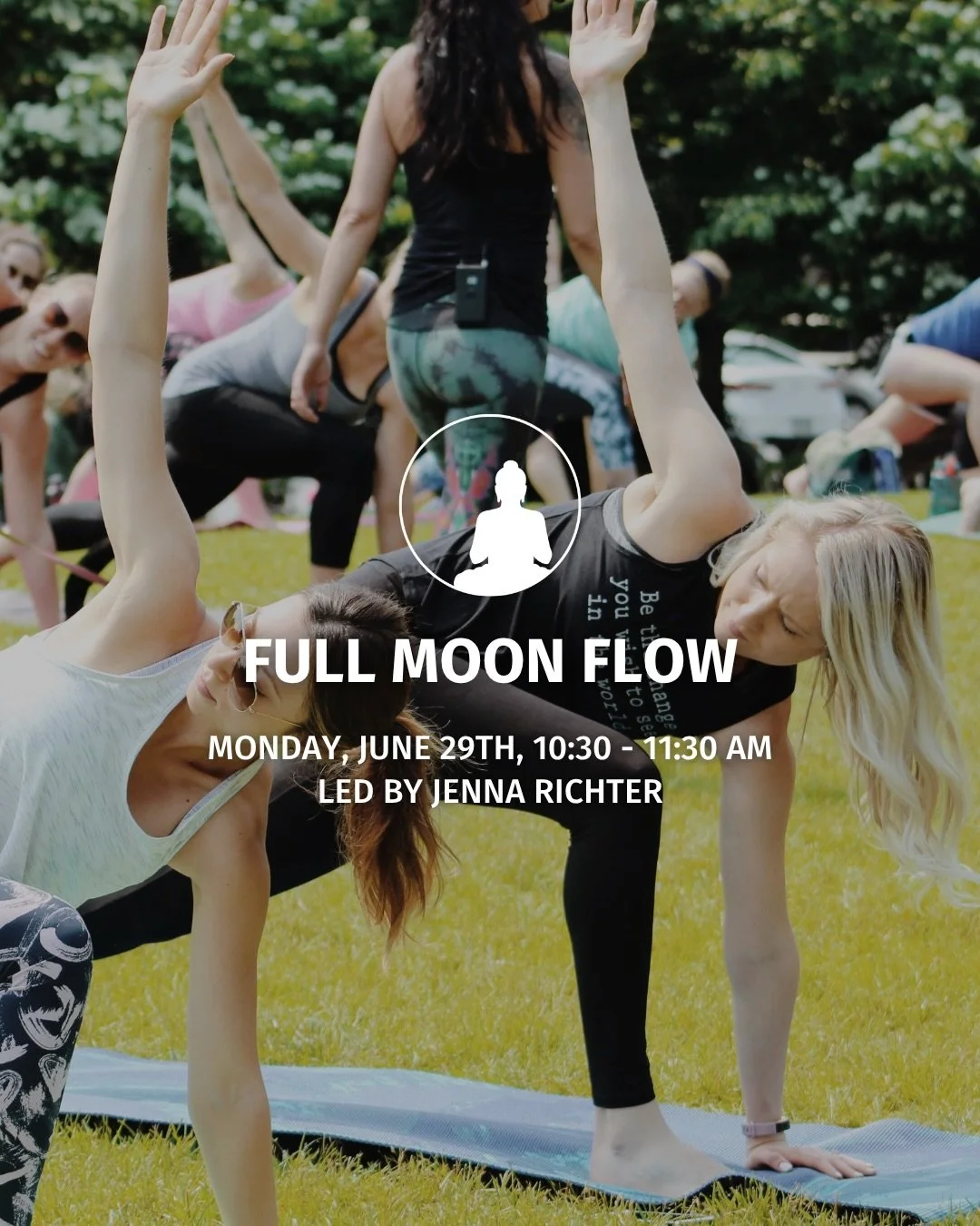 Join Jenna for our June Full Moon Flow - outside in the Eagleview Town Center 🌳 

Comment WORKSHOP for the link to reserve your spot 💚