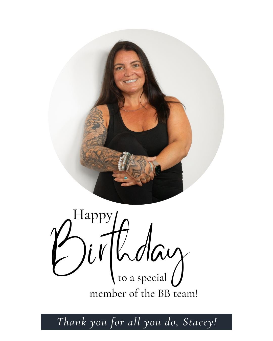 Happy birthday to one of our wonderful yoga teachers, Stacey! 🧘&zwj;♀️🎂

We're so grateful to have you on the team. We hope you enjoy your special day! ✨🩵

@wildbriaryoga @wild_briar_rose