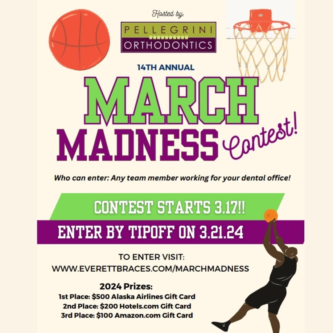 *ATTENTION LOCAL DENTAL OFFICES*Today is the last FULL day to enter our March Madness Contest! If you wait until tomorrow, make sure to fill out your bracket BEFORE tipoff! Whether your bracket gets busted in the first round or you make it all the wa