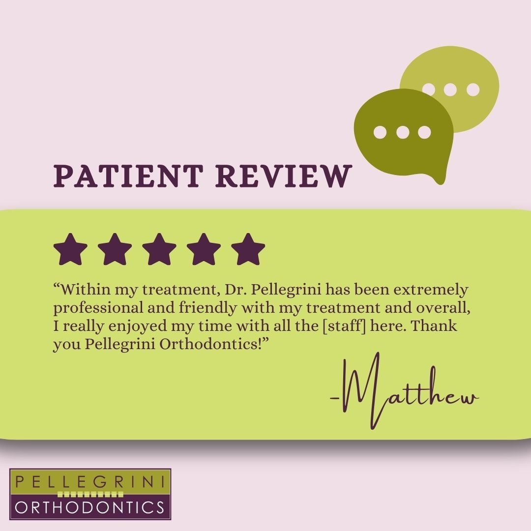 It's another edition of #feedbackfriday and we're sharing this new review from Matthew on Google! Reviews like this one mean the world to us, it shows our commitment to orthodontic excellence and shows prospective patients that our current patients l