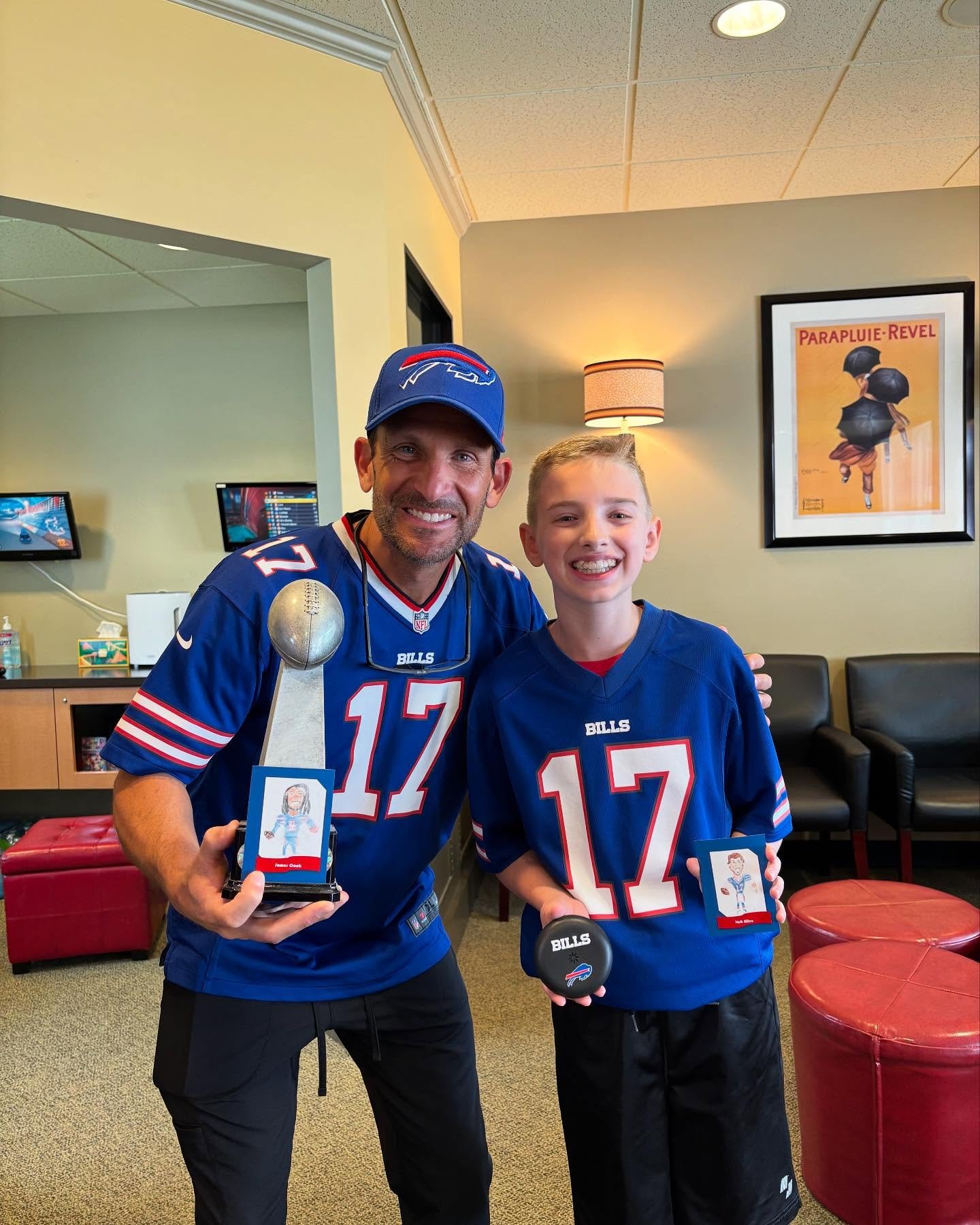 We love learning about our patients&rsquo; passions, and it&rsquo;s extra fun when they align with our own! Sam is a big Buffalo Bills fan just like Dr. Pellegrini! He even made Dr. Pellegrini the coolest trading cards with his favorite players! He i