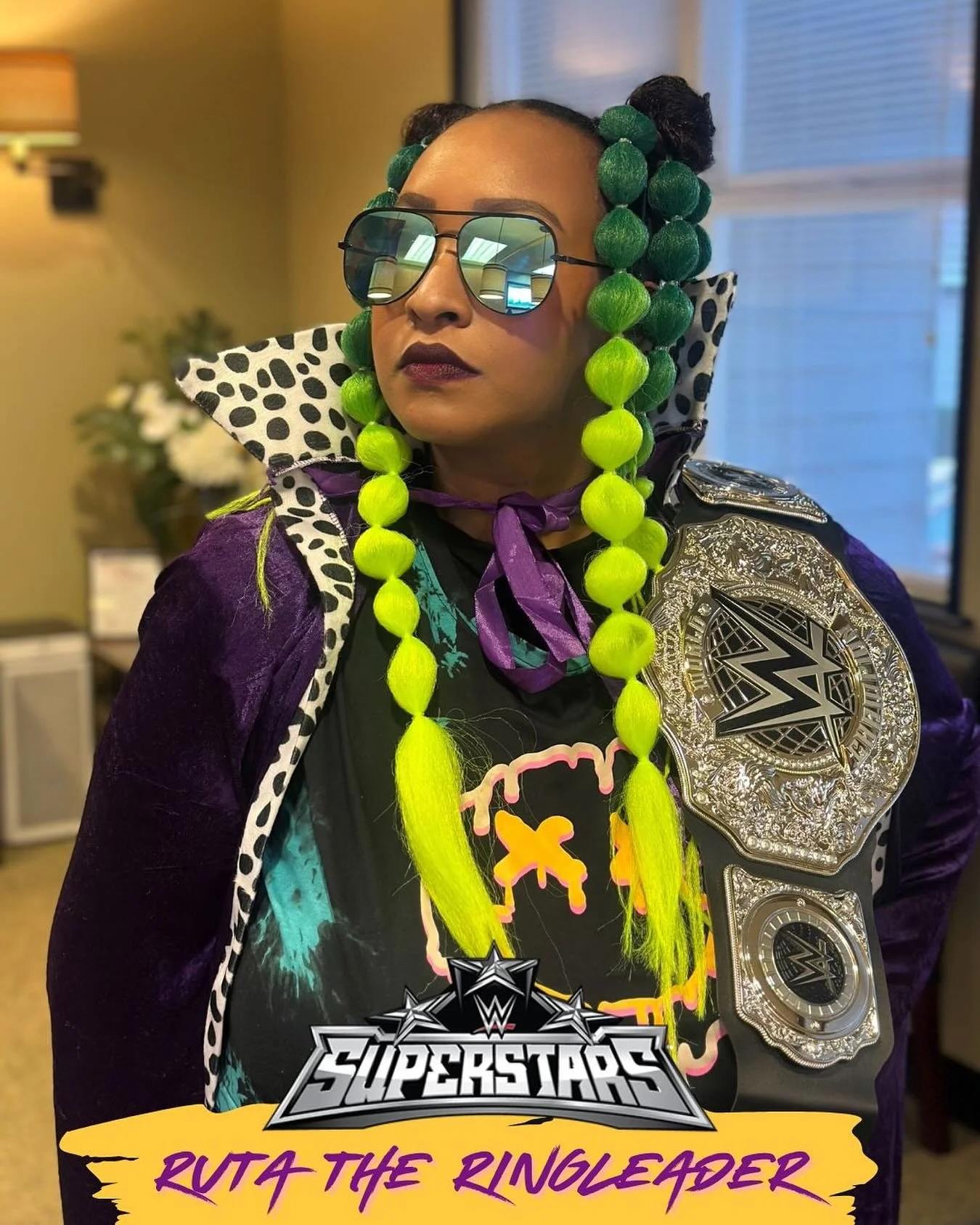 Entering the ring with all her glory is “Ruta The Ringleader!” No one can maneuver the schedule like our Ringleader can! She twists and turns our day to fit appointments where no one else could make them fit! She currently hold the title