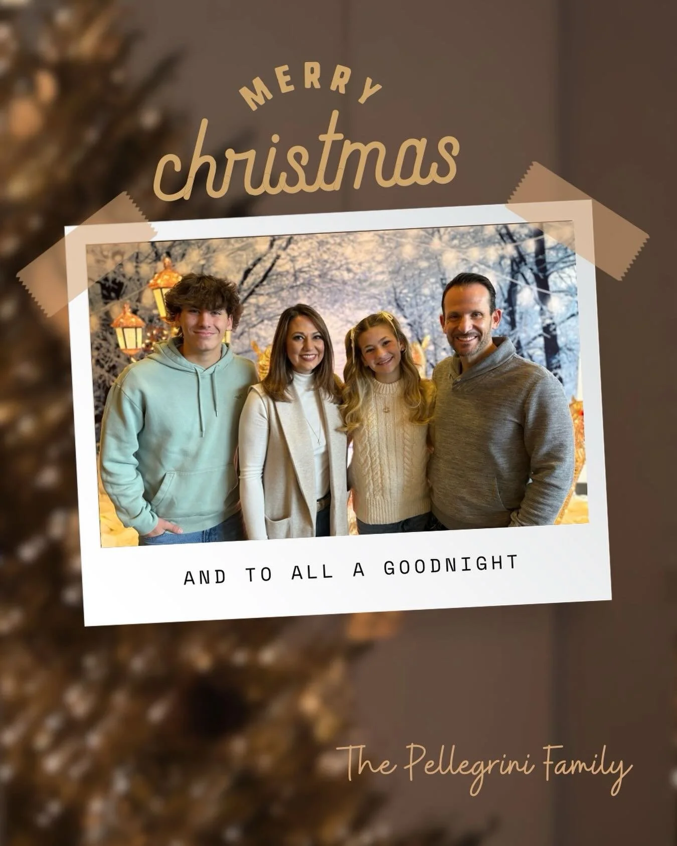 From our families to yours, Merry Christmas! May your day overflow with joy and gratitude 💚🎄