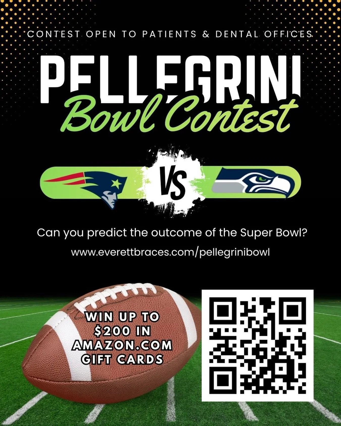 It&rsquo;s Blue Friday and there&rsquo;s no time better than the present to enter our Pellegrini Bowl contest! Can you correctly predict how the Super Bowl will play out??? If you can, Pellegrini Orthodontics will pay out!! Entering is easy and open 