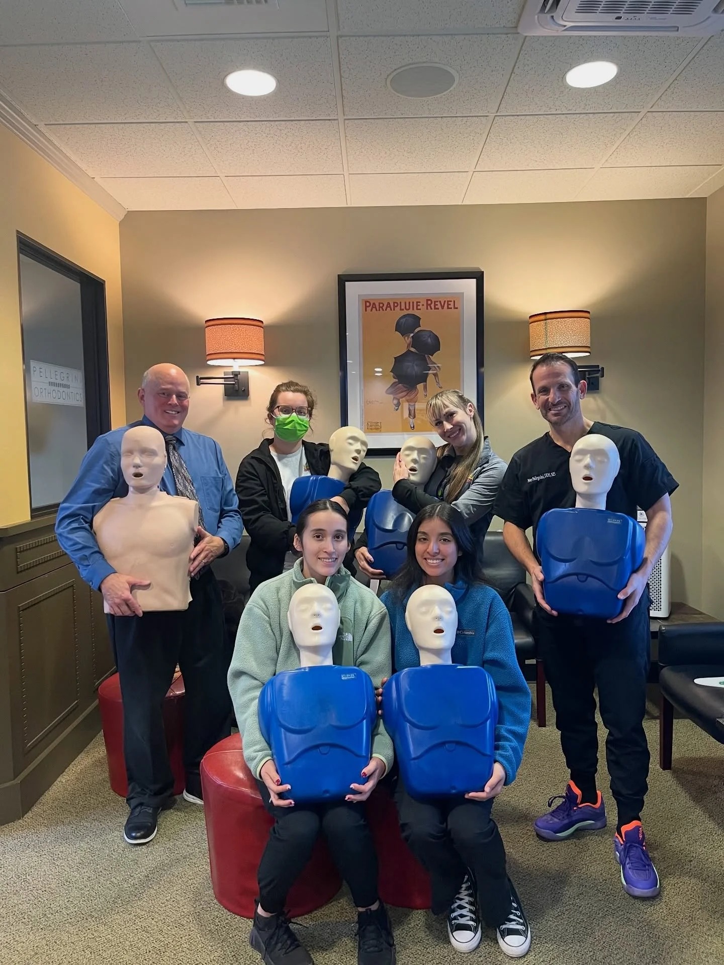 Our clinical team were hard at work in CPR training this morning! Way to go team!! #cpr #stayingalive