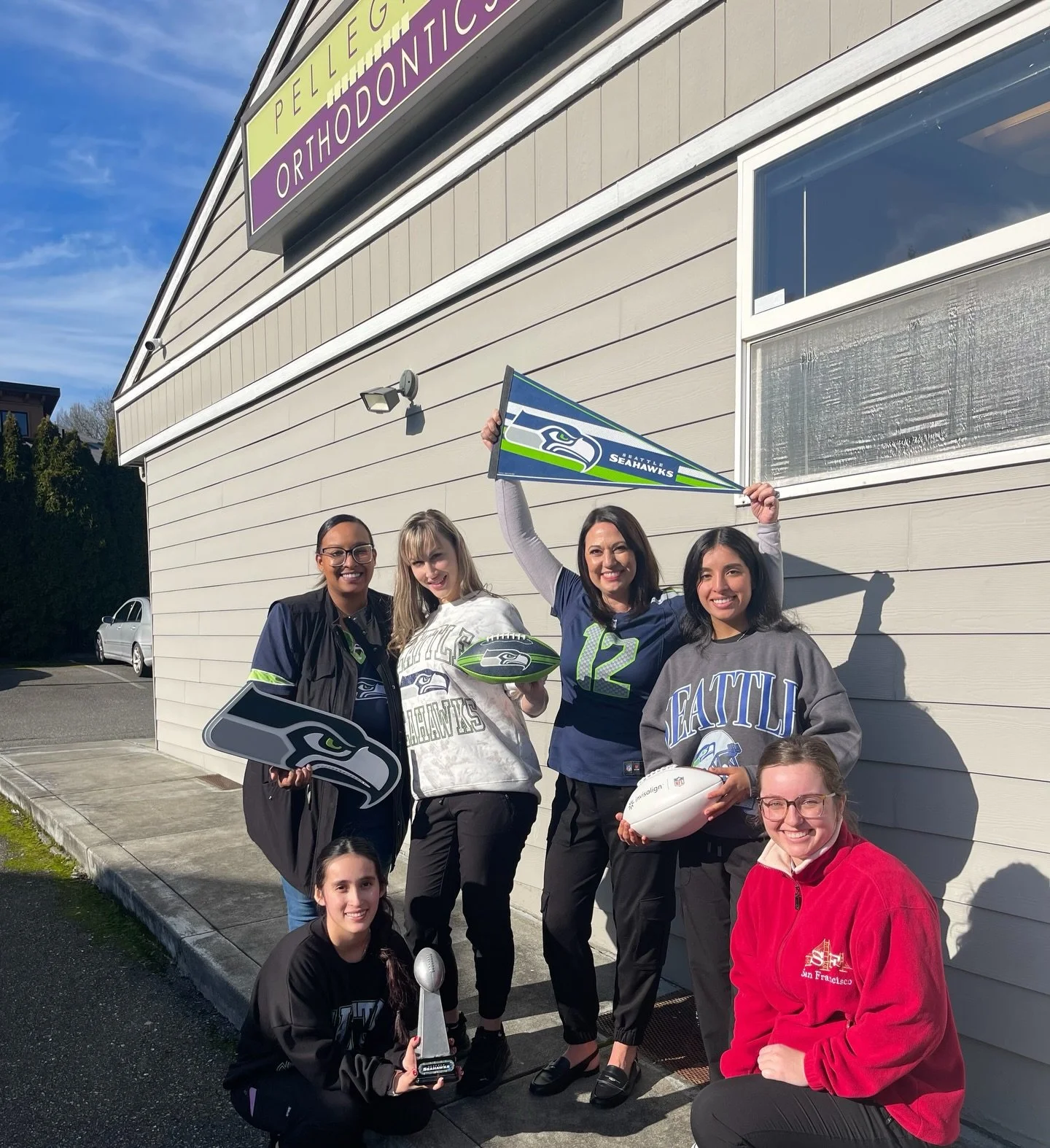 Who&rsquo;s excited for the Super Bowl this weekend?!? We&rsquo;re pumped and ready to cheer the Hawks on to victory! #gohawks #superbowlbound