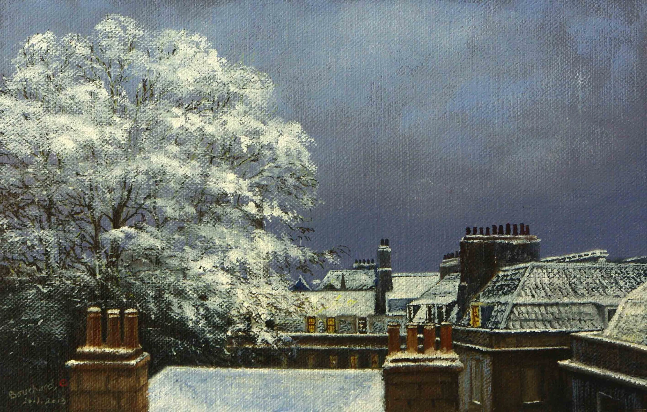 Bath in the Snow