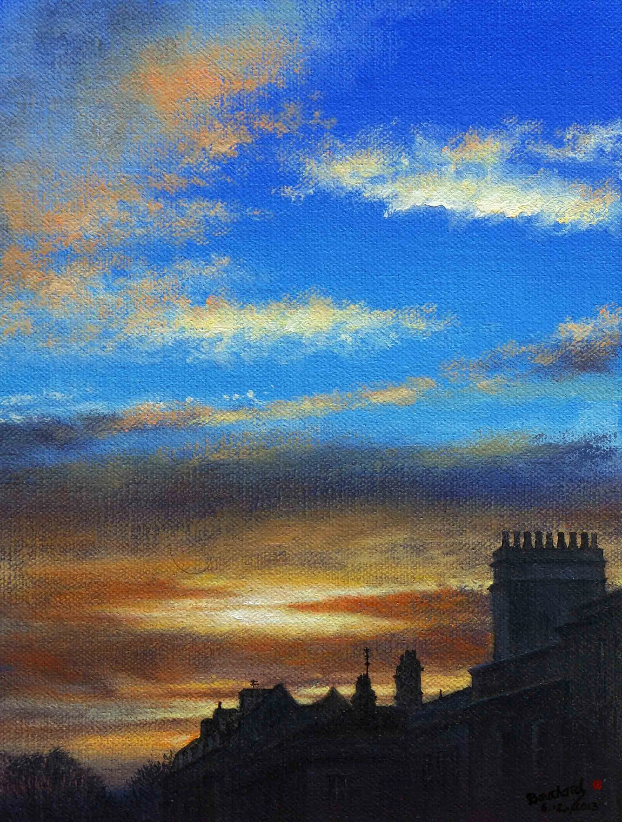 Evening Light in Bath 