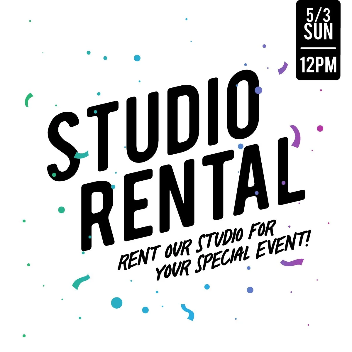 Studio Rental