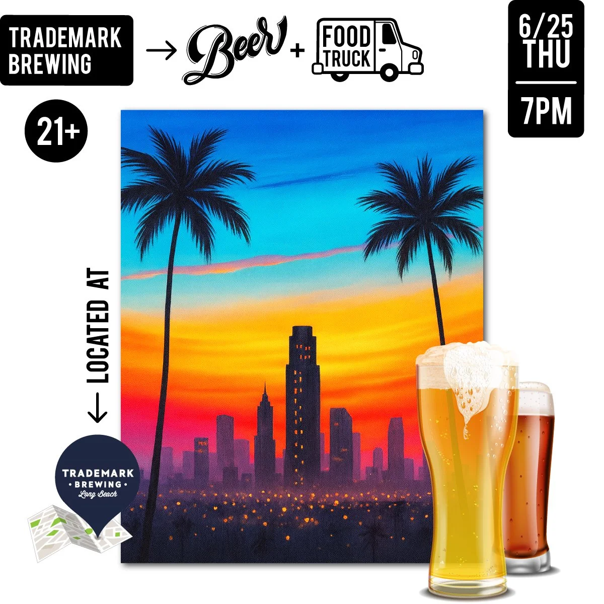 $30 Paint Night: LA Sunset
