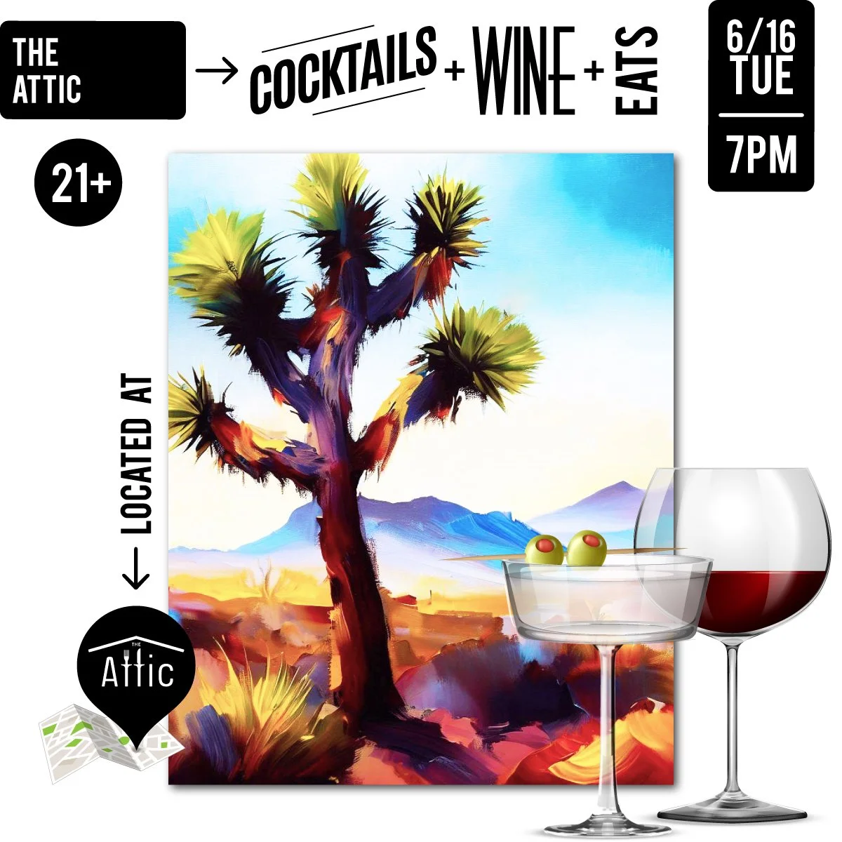 $30 Paint Night: Joshua Tree