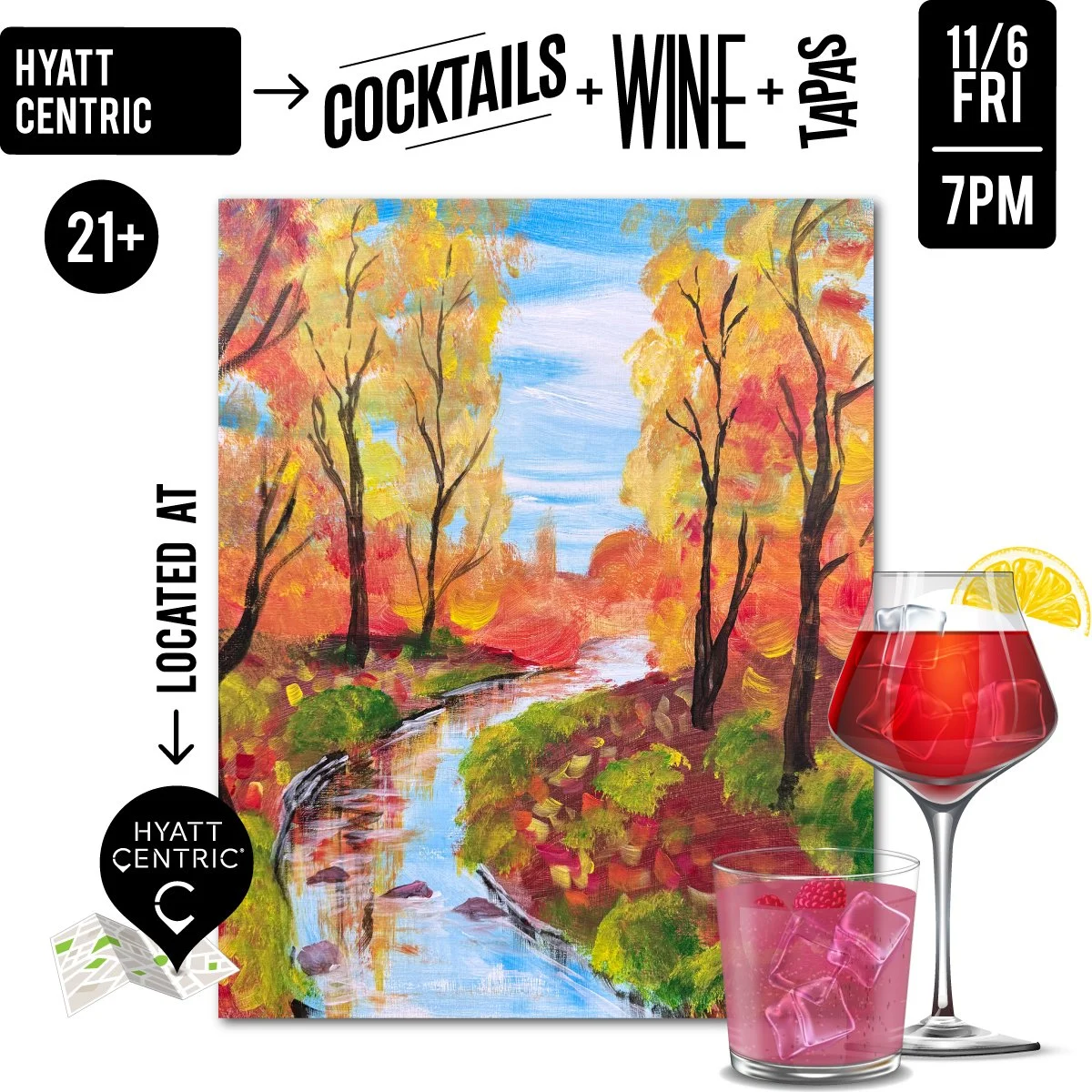 Paint Night: Fall Foliage