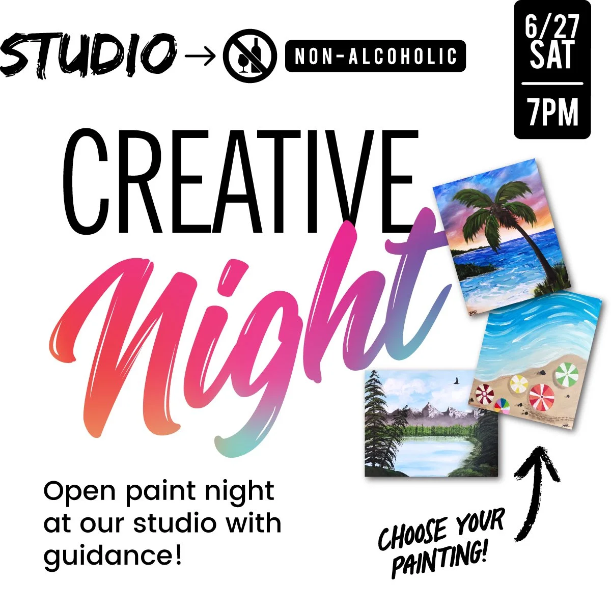 $30 Paint Night: Creative Night