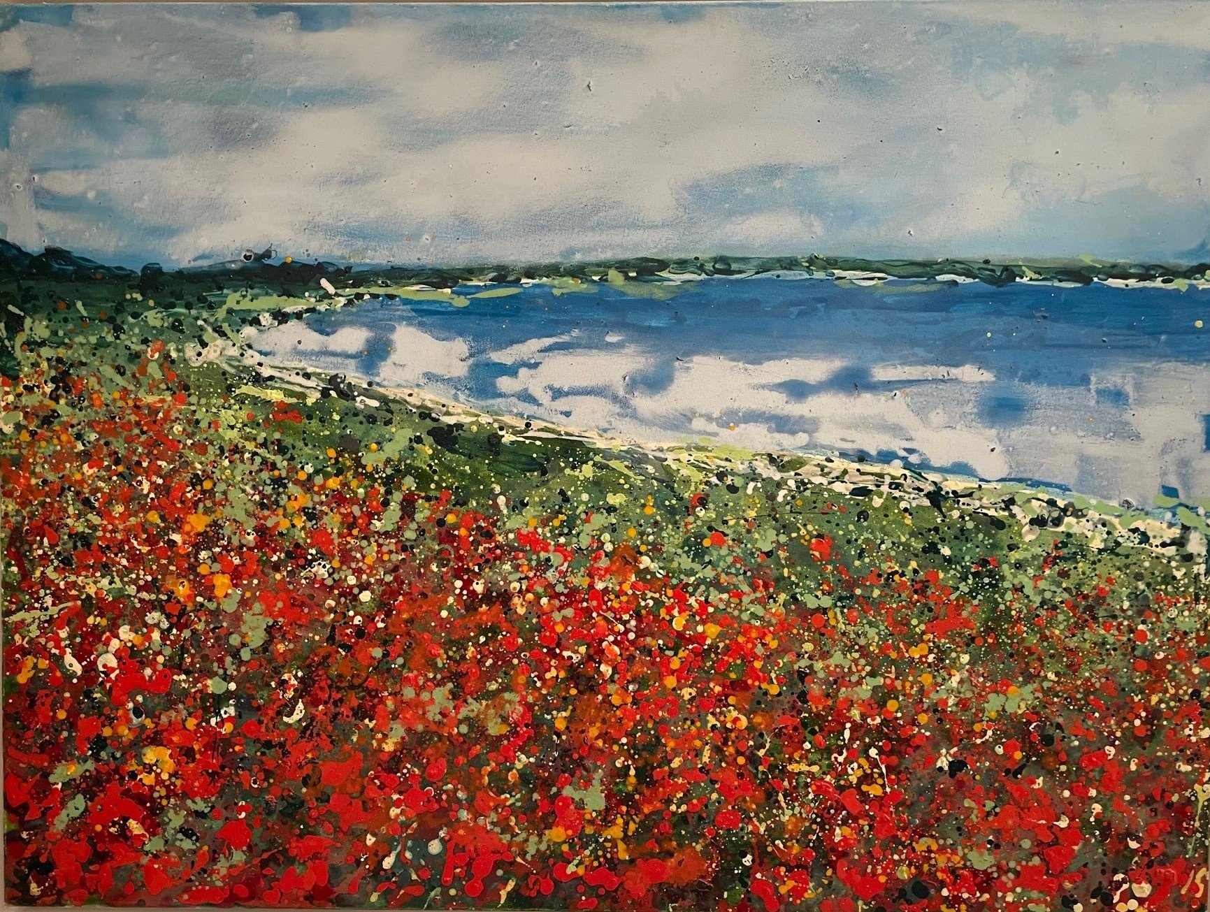 Poppies to the Bay unframed.jpg