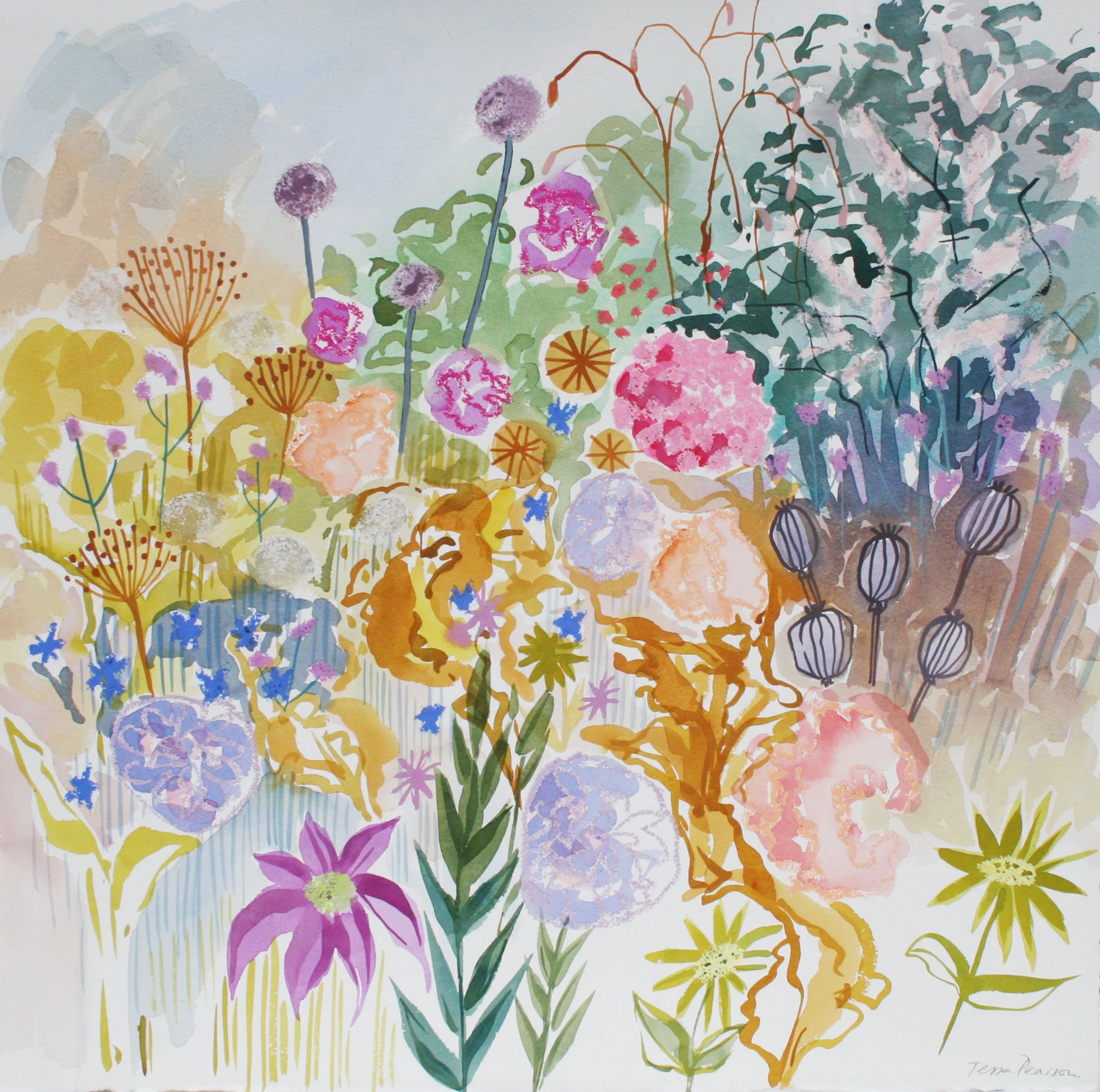 Pink Summer Fizz 69x69cm watercolour mixed F ivory.jpg