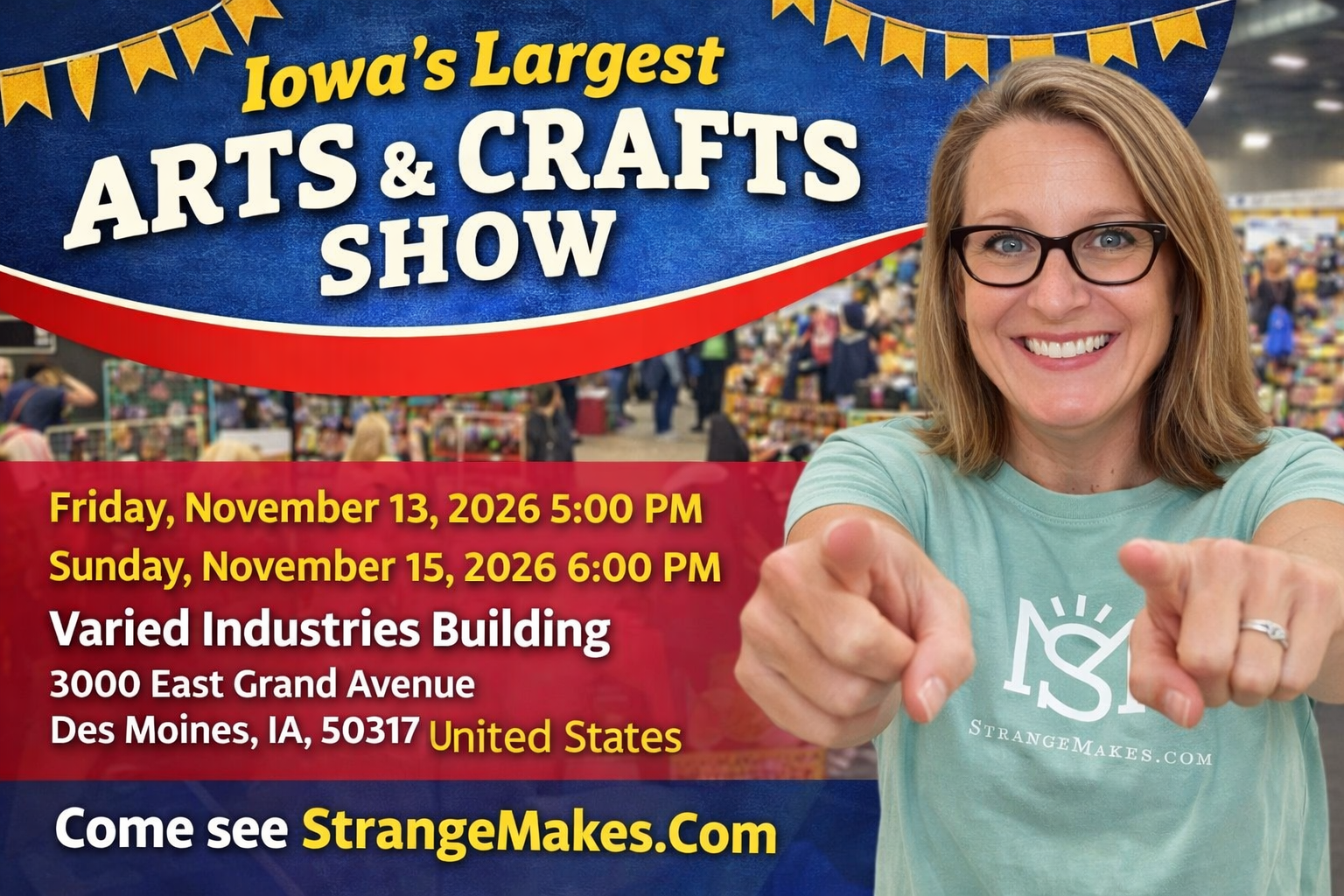 Iowa’s Largest Arts and Crafts Show(TNT) 
