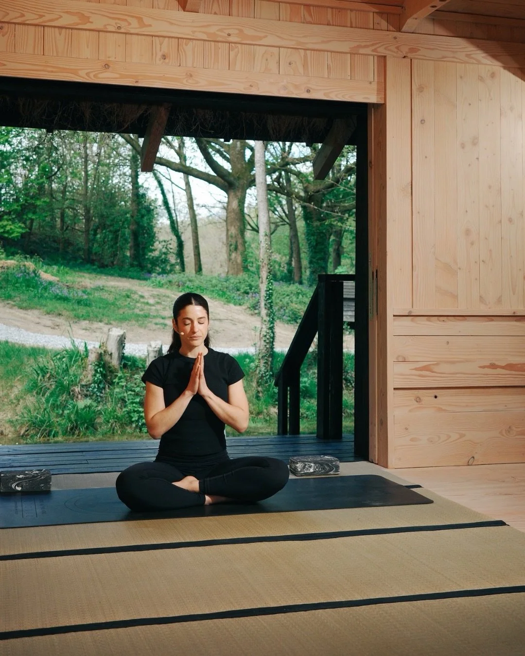 Everything needed for Yoga is already waiting inside Yogi&rsquo;s Cabin.

Mats, blocks, bolsters, straps, blankets and meditation cushions are all provided, alongside access to the retreat programme developed with @basic_____space.

Book at architect
