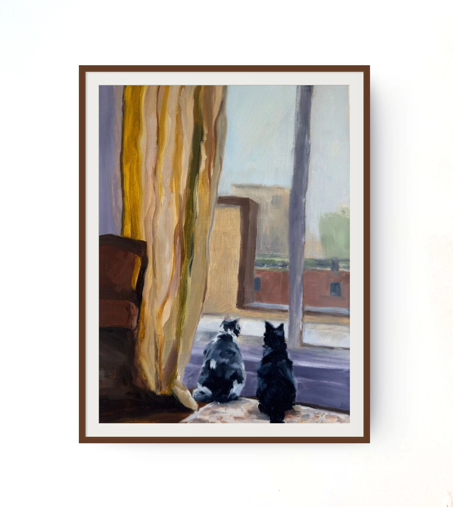 Fine Art Print | Two Cats at the Window