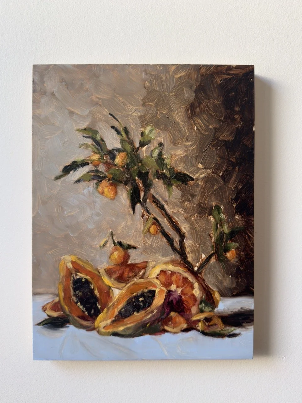 Original Oil Painting | Painting Study Papaya