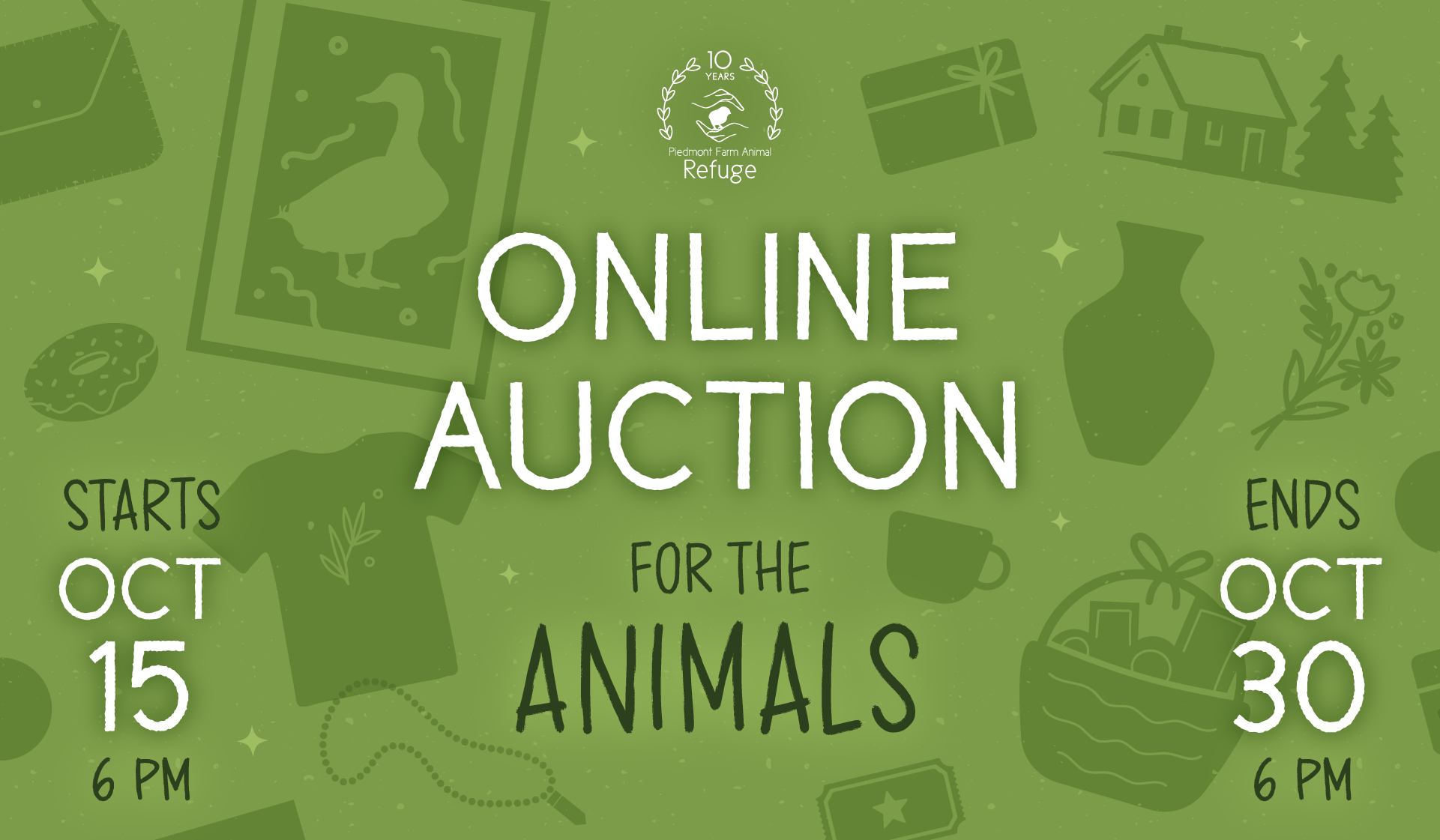 Online Auction for the Animals — Piedmont Farm Animal Refuge