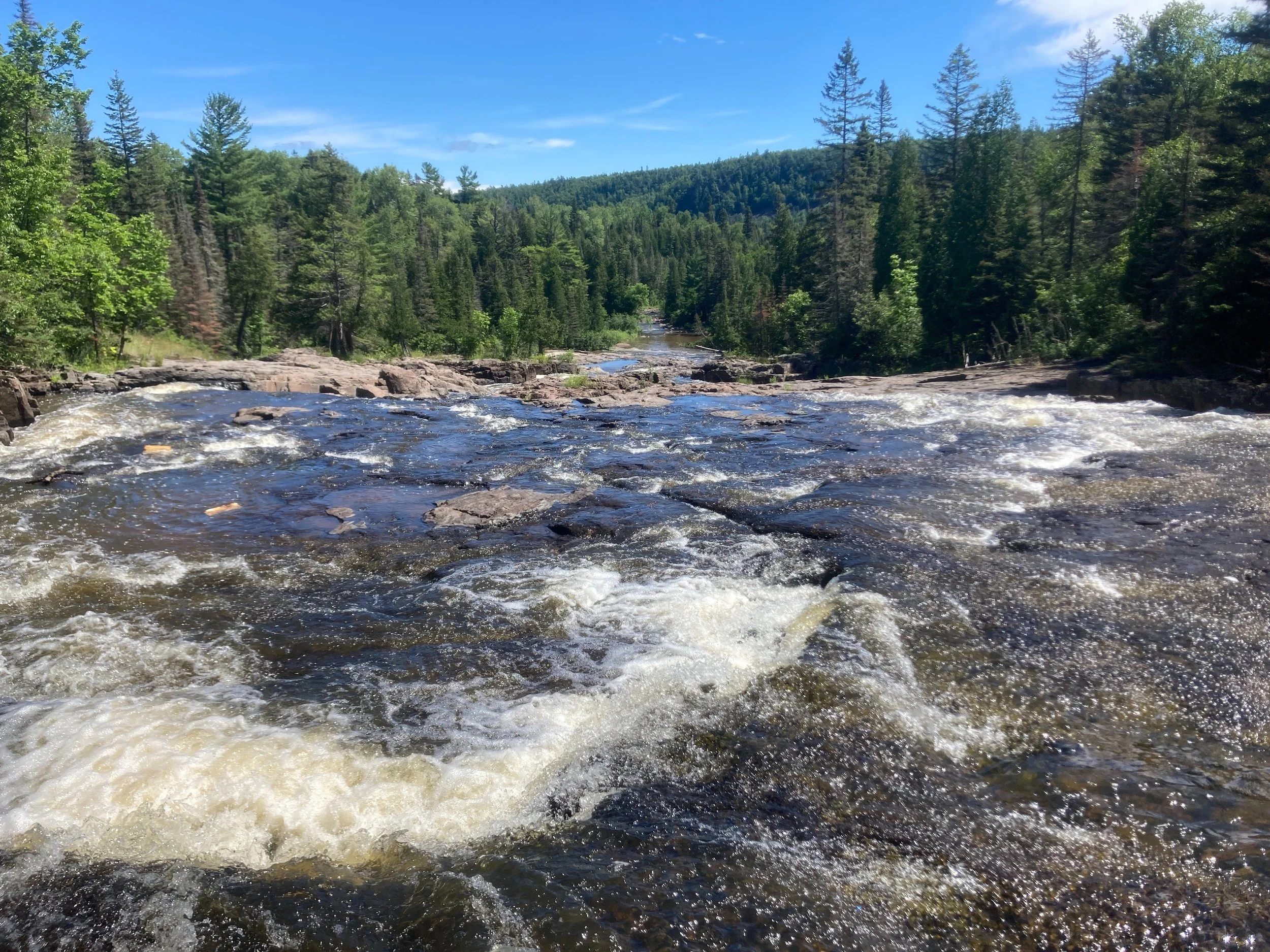 glen avon falls, beaver river, minnesota