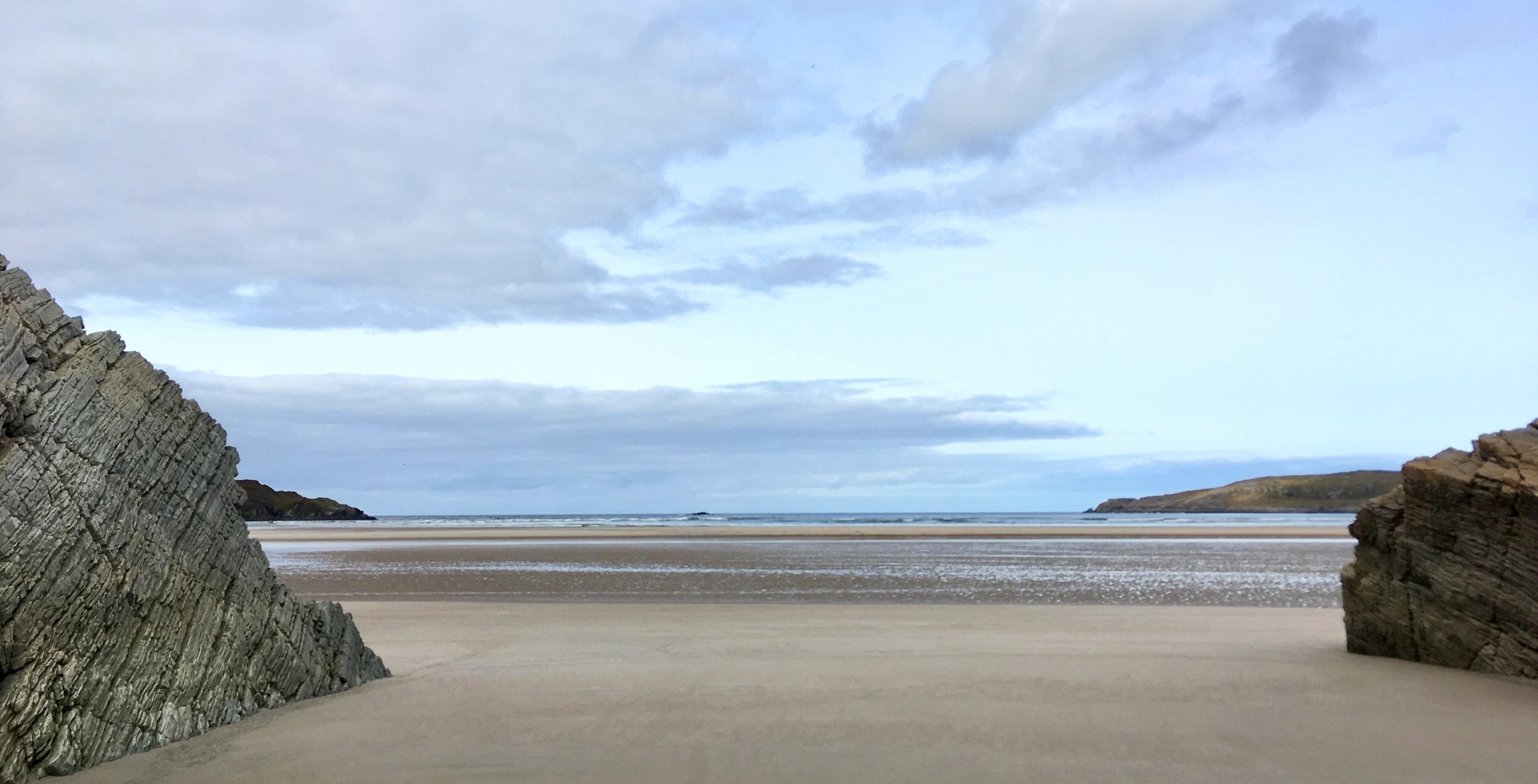 Maghera Beach at low tide, Dhún na nGall (Donegal), Ireland