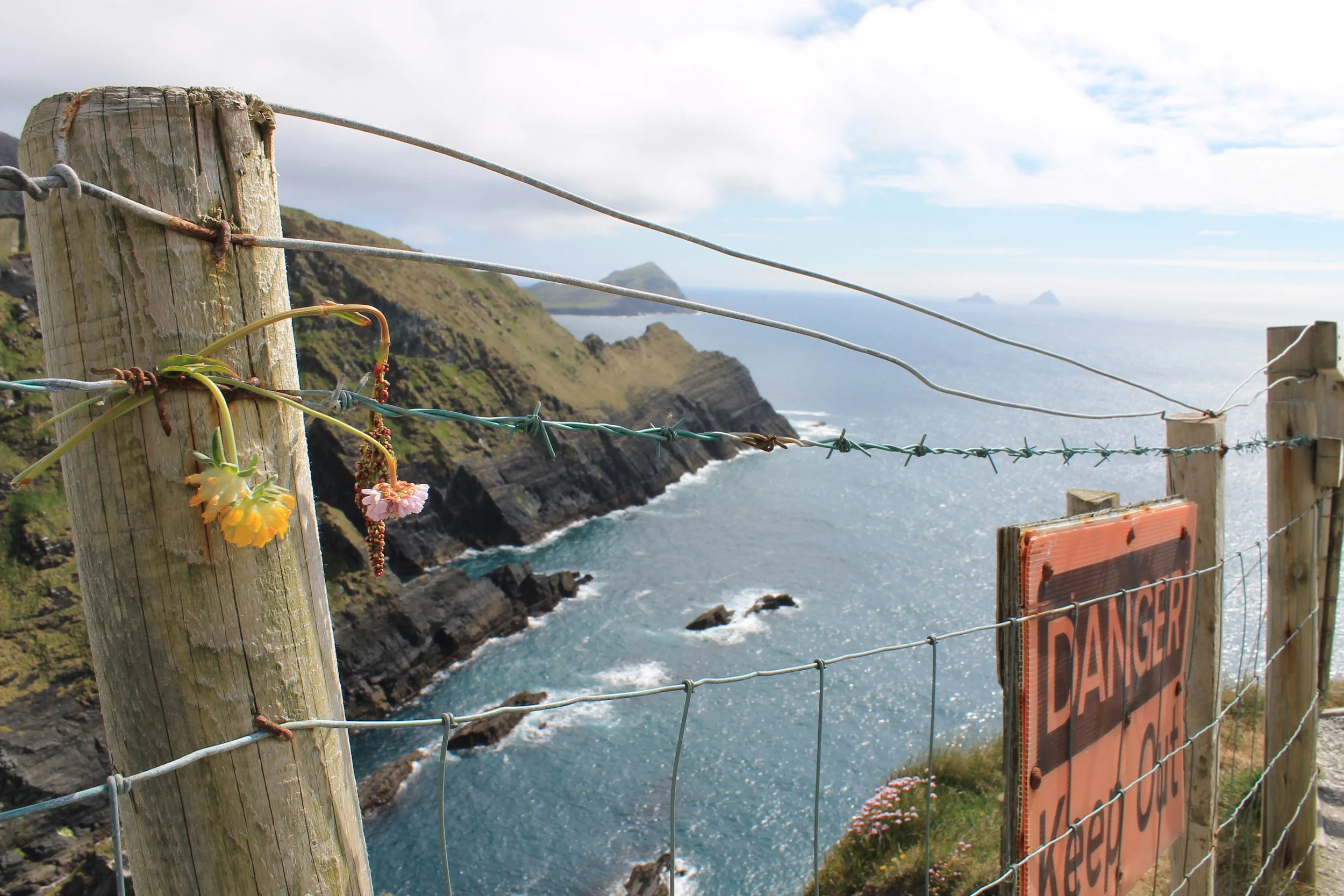 cliff of kerry & the skelligs, north atlantic ocean, ireland
